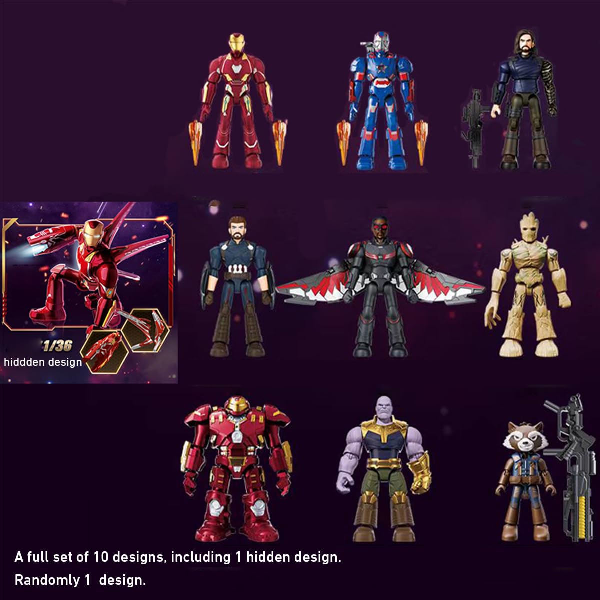 マーベルヒーローズ フィギュア Amazon | HiPlay ブルコ マーベルヒーローズ 群星版 第3弾